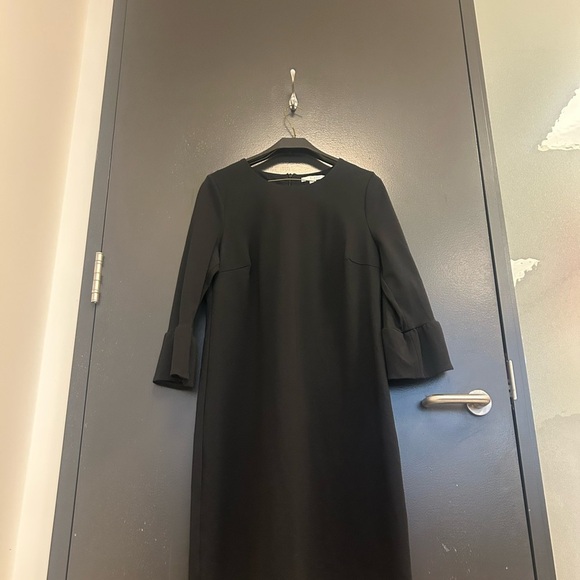 Boden Sz. 10r “Lavina Point” black dress with slight puff sleeves in EXC cond - Picture 8 of 16